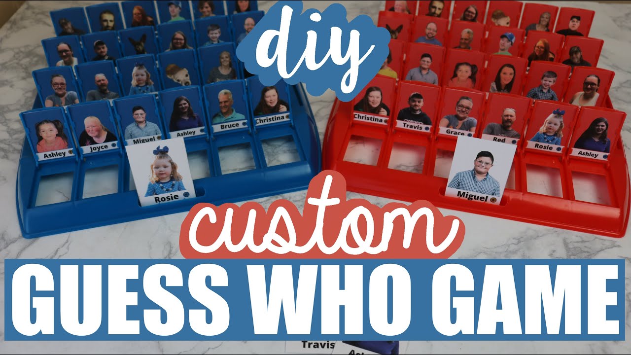DIY Guess Who Game: Create Your Own Personalized Board at Home
